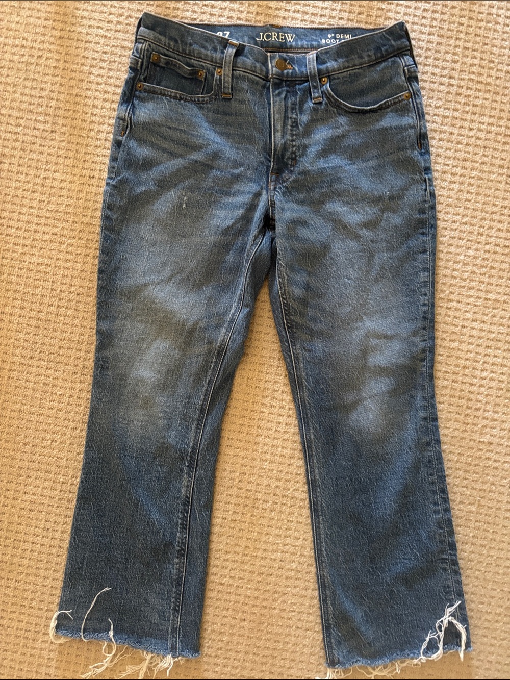 J. Crew women’s Medium Blue Bootcut Jeans boot cropped